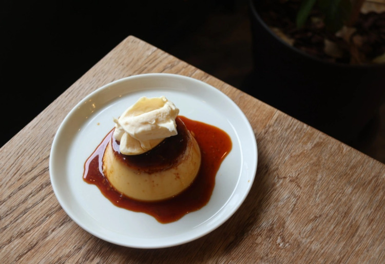 ▼自家製プリン/Homemade pudding